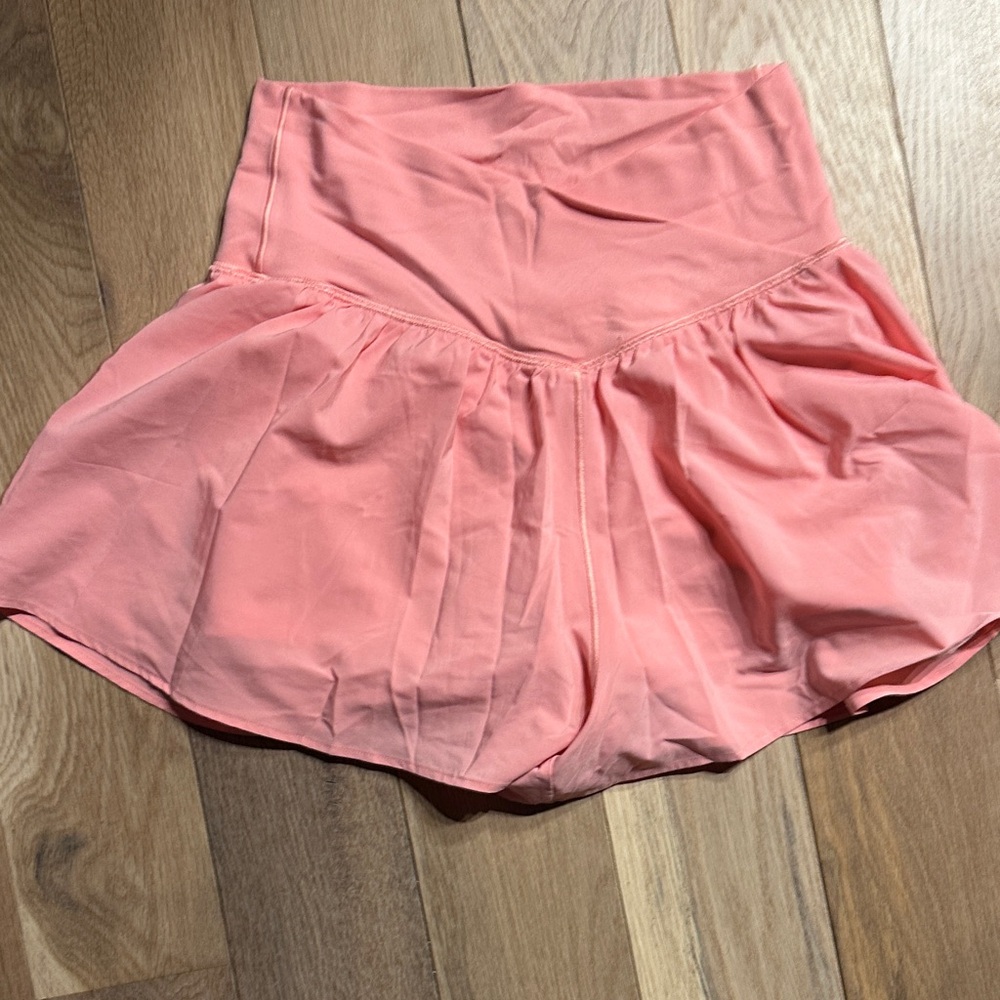 Aerie Crossover Coral Pink Shorts